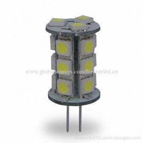Tower Type G4/12V DC/18 LED Halogen Bulb, Replacement for RV Camper Trailer Boat Marine, 2.16W